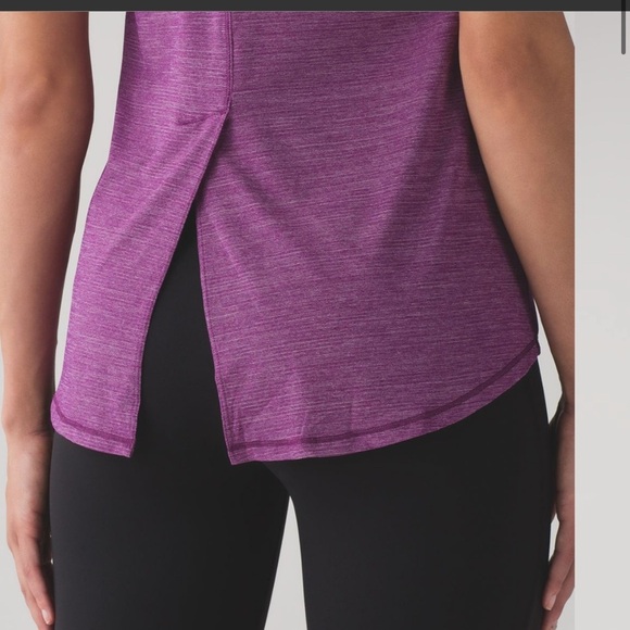 Lululemon Hot Like Agni Singlet Heathered Aurora Size 8 - Picture 10 of 13